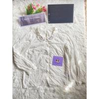 ราคา เสื้อเชิ้ตแขนยาวคอบัวสีขาว (12618181557)