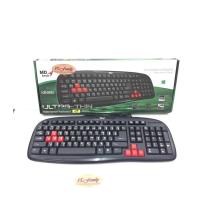 ราคา แป้นพิมพ์ มีสาย USB Keyboard USB MD-TECH KB-888 สีดำปุ่มแดง (ออกใบกำกับภาษีได้) (20162969726)