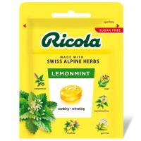 ราคา ริโคลาลูกอมเลมอนมินต์ชูการ์ฟรี 15กรัม Ricola Lemon Mint Sugarfree Candy 15g. [หมายเลขบาร์โค้ด 7610700922231] (40381957869)