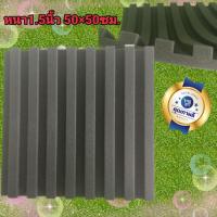 ราคา ฟองน้ำซับเสียงลายลูกฟูกขนาด50×50 (11356043475)