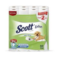ราคา SCOTT กระดาษชำระ รุ่น Extra สีขาว (แพ็ค 32 ม้วน) (48002848563)