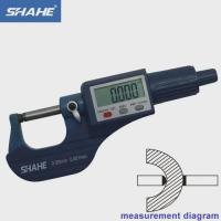 ราคา SHAHE Single Round Head Tube Outside Micrometer 0-25/25-50/50-75/75-100 mm Digital Micrometer Tools (47455164940)