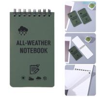 ราคา Mya Weatherproof Notebook Waterproof Notebook Field Note Pad All Weather Paper Notebook for Office (41423457435)