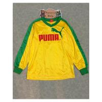 ราคา เสื้อกีฬาแขนยาวคอวีของเด็กมือสอง (สีเหลือง) Size 130 แบรนด์ PUMA ของแท้ ✨% สภาพ 90% (56111935899)