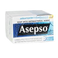 ราคา Asepso อาเซปโซ สบู่ก้อน สูตร สปอร์ต ปกป้องกลิ่นกาย 80 กรัม (แพ็ค 3 ก้อน) (7640129892198) (6619681083)