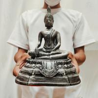 ราคา หลวงพ่อทอง วัดเขาตะเครา ปิดทอง ขนาด 5 นิ้ว สูง 7 นิ้ว/ (27432906769)