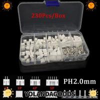 ราคา YOLANDAGOODS1 2.0 มม.Pitch Terminal Kit/Housing/Pin,อะแดปเตอร์PH2.0 2p 3p 4p 5 pin Header JST Connector, 2.0 มม.Pitch JST Plug เครื่องพิมพ์ (55900727738)