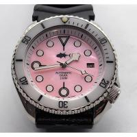 ราคา นาฬิกา SEIKO DIVER VINTAGE 7002-11 AUTOMATIC MOD PINK MOP SNOWFLAKE STAINESS STEEL SILICONE STRAP WATCH 42 MM (สภาพดี) (52907912317)
