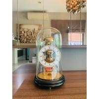 ราคา นาฬิกาไขลานทรงโดมแก้ว Skeleton Clock made in France สไตล์ยุโรป โชว์กลไกทองเหลือง | The Luxe Seat (42210589857)