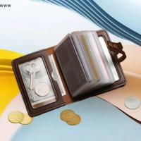ราคา กระเป๋าใส่นามบัตรหนัง PU สำหรับผู้ชาย30บิต, กระเป๋าใส่บัตรเครดิตหนังสือเดินทางบัตรประจำตัว (54662150333)