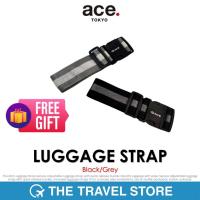 ราคา [GWP] ace. LUGGAGE STRAP - Black/Grey สายรัดกระเป๋าเดินทาง ACEGWP202411A คละสี (54102483390)