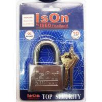 ราคา โคตรล็อค ISON by ISEO แม่กุญแจเหล็กแกนทองเหลือง 40มม 50 มม. สลักชื่อฟรี (29177612608)