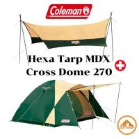ราคา เต้นท์ Coleman Cross Dome270 ล๊อตใหม่กัมพูชา + Coleman XP Hexa Tarp MDX ชุดเต็นท์พร้อมทราป (5253110507)