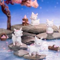 ราคา PHOECAXON ตุ๊กตากวางเรนเดียร์สีชมพูจิ๋ว เรซิ่นตกแต่งภูมิทัศน์ไมโคร รูปปั้นกวางน่ารัก ขนาดเล็ก มินิ พร้อมตะกร้าผลไม้ สําหรับบ้าน โต๊ะทํางาน (51262636046)