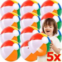 ราคา ลูกบอลชายหาดสีรุ้ง / ของเล่นสระว่ายน้ำแบบเป่าลมสำหรับเด็ก / เกมทางน้ำรับซัมเมอร์: ลูกบอลชายหาด 1/3/5ชิ้น (47257322386)