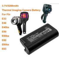 ราคา PSAY OrangeYu 5200mAh Thermal Camera Battery T198487, T199363, T199363ACC for FLIR E33, E40, E40bx, E50, E50bx, E60, E60 (23257793823)