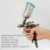 ราคา Iwata Anest LPH-80 Small Repair Spray Gun 0.8/1.0mm Nozzle High Atomizing Spray Gun (48103274436)