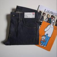 ราคา Uniqlo Slim-fit Selvedge Jeans สีฟ้าครามดั้งเดิม (8828961373)