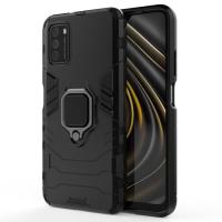 ราคา Xiaomi Poco M3 - Black Panther Slim Stand Ring Armor Case กันกระแทก (41755737593)
