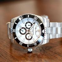 ราคา นาฬิกา OP (Olym Pianus) รุ่น 899833G1-407 Sapphire 5ATM Quartz (เรือนเงิน / เรือนสองกษัตริย์) (29255083171)