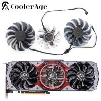 ราคา ใหม่ Original 75 มม.90 มม.PVA080E12R การ์ดพัดลมสําหรับที่มีสีสัน iGame GeForce RTX 2080 Ti 2080 2070 2060 GTX 1660Ti 1660 GPU พัดลม (57059590661)