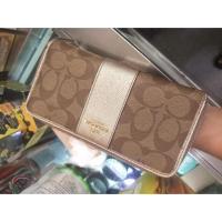 ราคา Coach แท้ กระเป๋าสตางค์ซิปรอบ (1122886218)