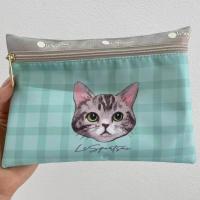 ราคา LeSportsac Cat Kitty Coin Wallet Organiser Pouch (28290533312)