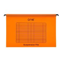 ราคา ONE แฟ้มแขวนพลาสติก F4 ส้ม (10เล่ม/แพ็ค) (44119751877)