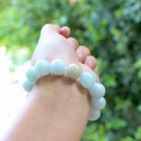 ราคา สร้อยข้อมือหยกคละเนื้อแก้วขนาดเม็ดหยก 13 มิล หยกพม่าแท้สีธรรมชาติ (27133771877)