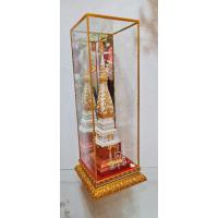 ราคา พระธาตุพนมจำลอง พร้อมตู้กระจกสี่เหลี่ยม 17×6.5×6.5นิ้วของขวัญของฝากของที่ระลึก โมเดลพระธาตุพนม (3469626297)