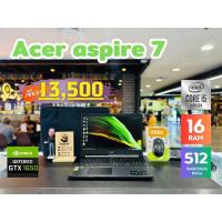 ราคา ACER Aspire 7 Core i5 GEN 10Ram 16GB SSD 512GB GTX1650 4GB มีประกันศูนย์ 6 เดือน สภาพดี (24957904581)