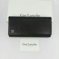 ราคา กระเป๋าสตางค์ Guy Laroche แท้ 100% กระเป๋าสตางค์ใบยาว สามพับ สีดำ (9519963104)