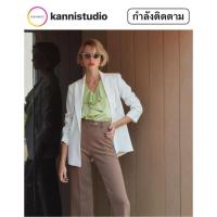ราคา เสื้อBlazer CANNISTUDIOแท้%สีoff white(สีขาวงาช้าง)ผ้าดีมากๆซับในอย่างดีเลยค่ะคัทติ้งเนี้ยบสุดๆ (56151346534)