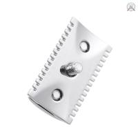 ราคา [โปรโมชั่น] Double Edge Shaving Safety Razor Open Comb Head Male Safety Razor Head Shaving Tool Barber Home Use (41110759190)