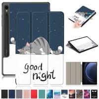 ราคา สําหรับ Coque Samsung Tab S9 FE กรณี 10.9 นิ้ว SM-X510 SM-X516 น่ารักสีสมาร์ทสําหรับ Funda Galaxy Tab S9 Fe Tab S9 กรณีเด็ก (50108694451)