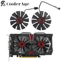 ราคา พัดลมการ์ดวิดีโอสําหรับ ASUS STRIX GTX 750 Ti 960 1060 1050 R9 370 75MM T128010SH GTX750Ti GTX960 GTX1060 GTX1050 พัดลม GPU (50161903970)