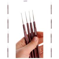 ราคา LYNDON ตะขอเข็ม, 0.5 มม.0.6 มม.0.7 มม.0.8 มม.พลาสติก Micro Hook, เย็บเครื่องมือโลหะถักผม Extension โครเชต์ตะขอ DIY (56860997484)