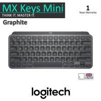 ราคา Logitech (MX Keys Mini) Wireless Keyboard Graphite คีย์บอร์ด แป้นภาษาอังกฤษ สีดำ ของแท้ ประกันศูนย์ 1ปี (53850966048)