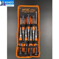 ราคา ออกใบกำกับภาษีได้ ANTON ชุดไขควงตอก 7ชิ้น เหล็ก CR-V (สีส้ม) S ไขควง ชุดไขควง (22740689144)