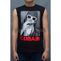 ราคา เสื้อกล้าม Kurt Cobain (Nivana) - แขนกุด - เสื้อวง Rock - Size M, L (27440321087)
