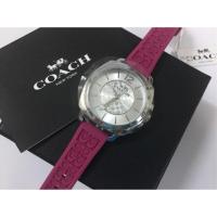 ราคา เท!!ต้อนรับสงกรานต์ นาฬิกา coach สายซิลิโคน สีชมพู หน้าปัด34mm แท้100% (1680994136)