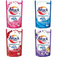 ราคา ATTACK แอทแทค ชนิดน้ำสูตรเข้มข้น ผลิตภัณฑ์ซักผ้า 600-650 ml. (23052635179)