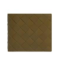 ราคา Bottega Veneta Leather Intrecciato Bifold Wallet (50006213234)