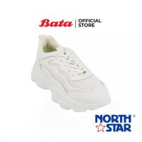 ราคา Bata NORTHSTAR-LADIES รองเท้าผ้าใบแฟชั่น Athleisure แบบเชือก สีขาว รหัส 5391875 (3316145025)