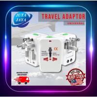 ราคา Universal Travel Adapter Plug All In One International Worldwide Travel Adaptor Plug Socket For CN/EU/UK Converter (41828441990)
