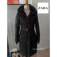 ราคา เสื้อขนเป็ด zara งานตัวยาวมาพร้อมเข็มขัด ฮู๊ดมีซิปให้เก็บ (42112435523)