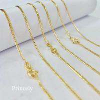 ราคา Princely สร้อยคอทองเคแท้ 9K นำเข้าจากอิตาลี ลายGucci (3303289416)
