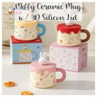 ราคา * SG * แก้วเซรามิค Miffy พร้อมฝาซิลิคอน 3D (46407024611)