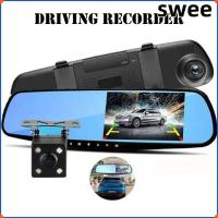 ราคา SWEE Dash Camera, HD Recording Wide Angle Car DVR, Night Vision 1080P Dual Lens Car Dashcam การตรวจสอบยานพาหนะ (56960933111)