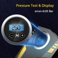 ราคา Digital Air Compressor for Car Auto Pump Portable Tire Inflator with LED Light DC 12V (54653243505)